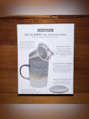 Tilt & Drip Tea Infuser Mug